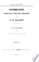 Consideraciones en pro de la enología argentina