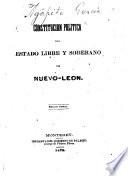 Constitución política del estado libre y soberano de Nuevo-León
