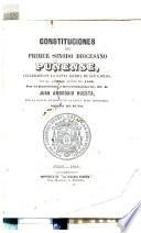 Constituciones del Primer Sinodo Diocesano Punense, celebrado en la Santa Iglesia de San Carlos, en el año del Señor de 1868