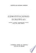 Constituciones europeas
