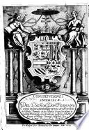 Constituciones sinodales del Smo. ... don Fernando, Cardenal Infante, administrador perpetuo del Arcobispado de Toledo ...