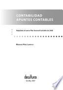 Contabilidad. Apuntes contables. Adaptado al nuevo Plan General Contable