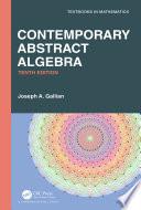 Contemporary Abstract Algebra