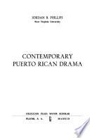 Contemporary Puerto Rican Drama