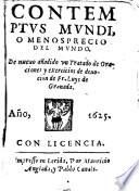 Contemptus mundi, o Menosprecio del mundo
