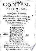 Contemptus mundi o Menosprecio del mundo