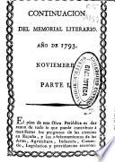 Continuación del Memorial literario, instructivo y curioso de la Corte de Madrid ...
