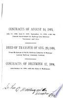 Contracts of August 14, 1893, July 17, 1896, June 9, 1897, September 14, 1898, with the Federal Government for Railway Line Between Yurecuaro and Ario