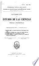 Contribución al estudio de las ciencias físicas y matemáticas