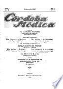 Cordoba médica; revista de medicina, cirugía y especialidades
