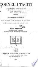 Cornelii Taciti Ab excessu divi Augusti quae supersunt