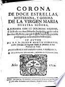 Corona de Doce Estrellas...de la Virgen Maria
