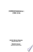Correspondencia: Correspondencia 1 (1899-1918)