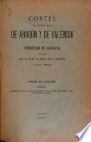 Cortes de los antiguos reinos de Aragón y de Valencia y principada de Cataluña