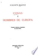 Cosas y hombres de Europa