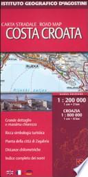 Costa croata 1:200.000