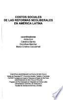 Costos sociales de las reformas neoliberales en América Latina