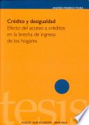 Crédito y desigualdad