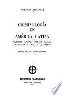 Criminología en América Latina