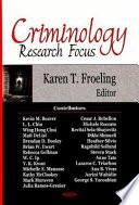 Criminology Research Focus