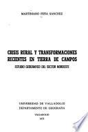 Crisis rural y transformaciones recientes en Tierra de Campos