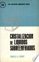 Cristalización de líquidos sobre enfriados