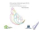 Criterios de agrupación para generar los tabulados básicos. Nacional/Estatal. Encuesta Intercensal 2015