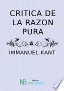 Critica de la razon pura