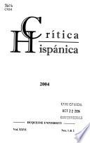 Crítica Hispánica