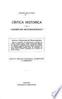 Crítica histórica al Diario de Bucaramanga.