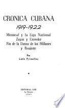Cronica cubana, 1915/1918 -