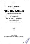 Crónica de las fiestas de la Candelaria celebradas en Matanzas por los hÿos y oriundos de las Islas Canarias, en los días 1, 2, 3 y 4 de febrero de 1872, etc