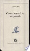 Crónica trunca de días excepcionales