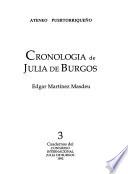 Cronología de Julia de Burgos