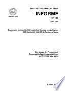 Crucero de evaluación hidroacústica de recursos pelágicos BIC Humboldt 9803-05 de Tumbes a Tacna