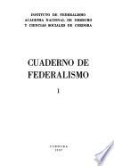 Cuaderno de federalismo