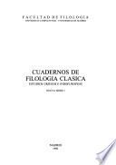 Cuadernos de filología clásica