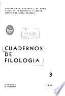 Cuadernos de filologia