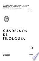Cuadernos de filologia