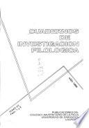 Cuadernos de investigación filológica