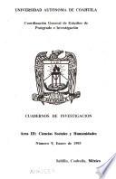 Cuadernos de investigación