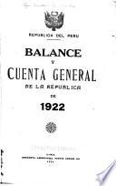 Cuenta General de la Republica de la Republica