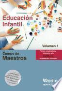 Cuerpo de Maestros. Educación Infantil. Volumen 1. LOMLOE