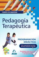 Cuerpo de Maestros. Programación Didáctica. Pedagogía Terapeútica.e-book.