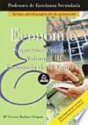 Cuerpo de profesores de enseñanza secundaria. Economia. Supuestos practicos. Volumen iii