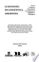 Cuestiones de lingüística amerindia