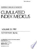 Cumulated Index Medicus