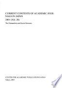 Current Contents of Academic Journals in Japan