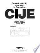 Current Index to Journals in Education