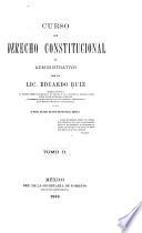 Curso de derecho constitucional y administrativo